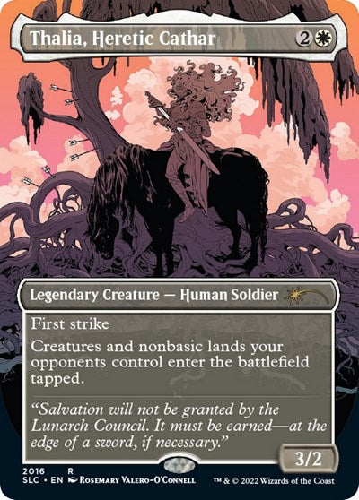 Thalia, Heretic Cathar - Secret Lair Countdown Kit - 2016 - FOIL