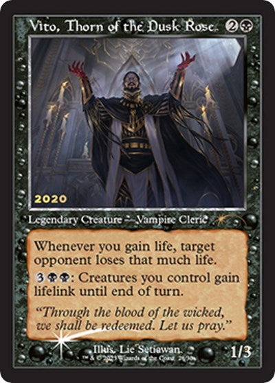 Vito, Thorn of the Dusk Rose - 30th Anniversary Promos - 28 - FOIL