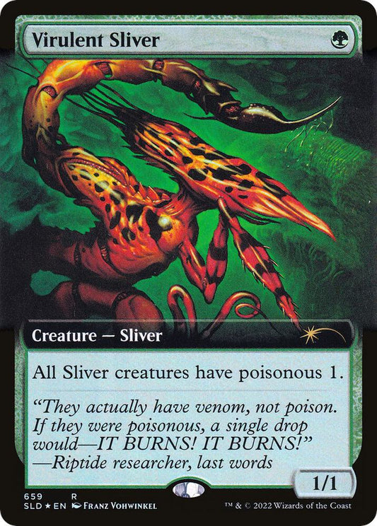 Virulent Sliver (Extended Art) - Secret Lair Drop Series - 659