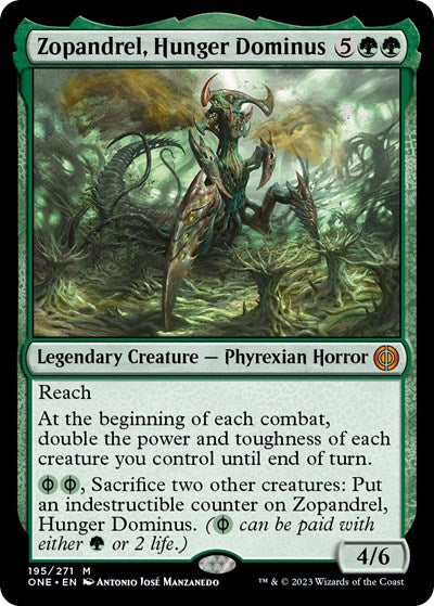 Zopandrel, Hunger Dominus - Phyrexia: All Will Be One - 195