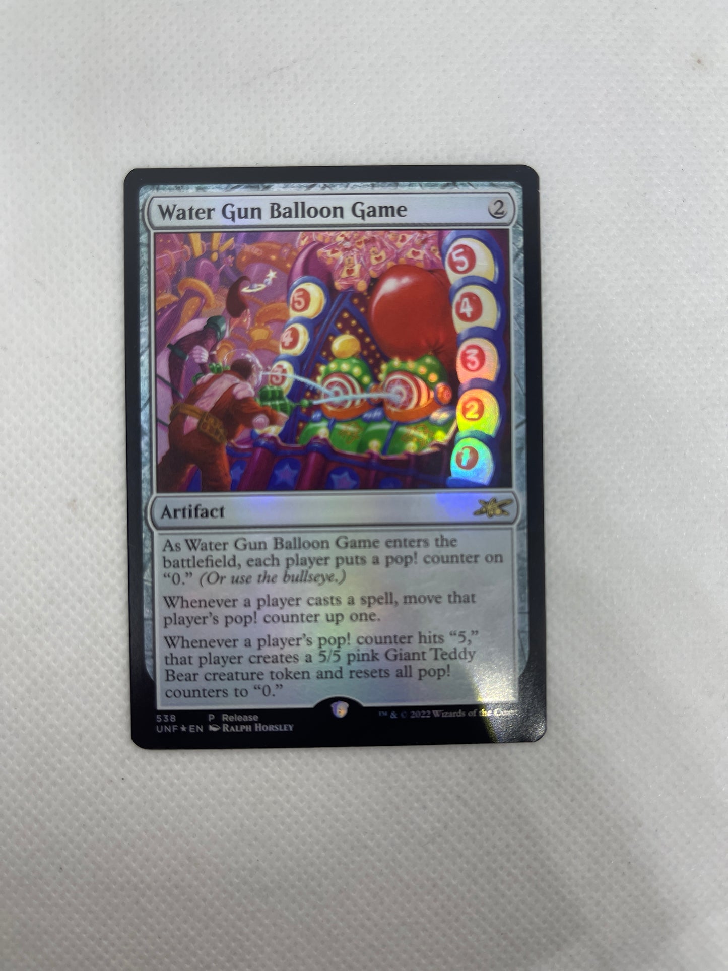 Water Gun Balloon Game - Unfinity Launch Promo FOIL
