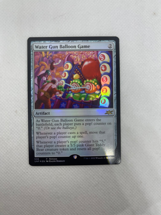 Water Gun Balloon Game - Unfinity Launch Promo FOIL