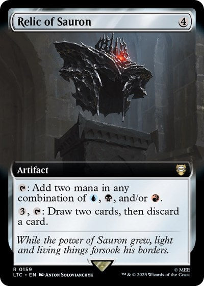 Relic of Sauron (Extended Art) - Commander: The Lord of the Rings: Tales of Middle-earth - 159