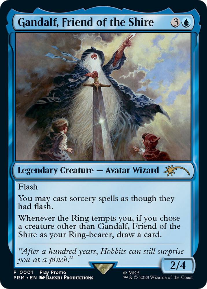 Gandalf, Friend of the Shire - Play Promos - Foil - 1