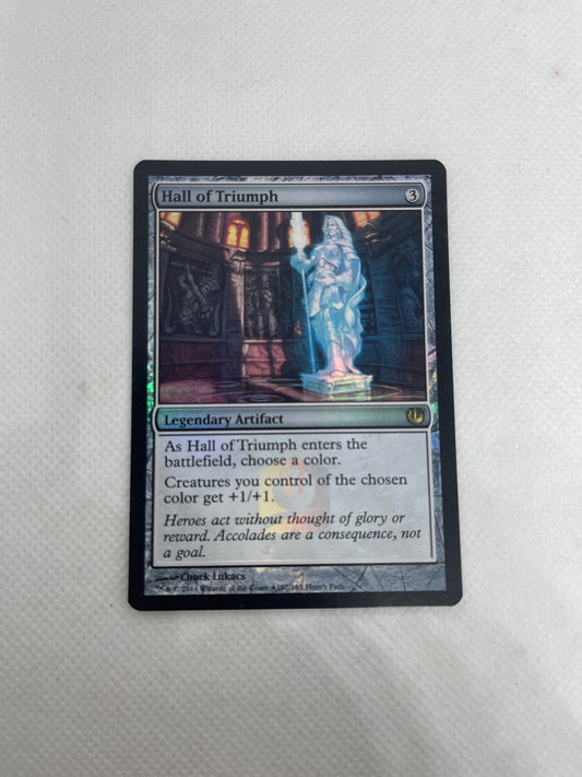 Hall of Triumph - Journey Into Nyx Game Day Promo #162 FOIL