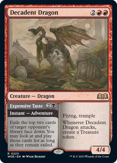Decadent Dragon - Wilds of Eldraine - 223