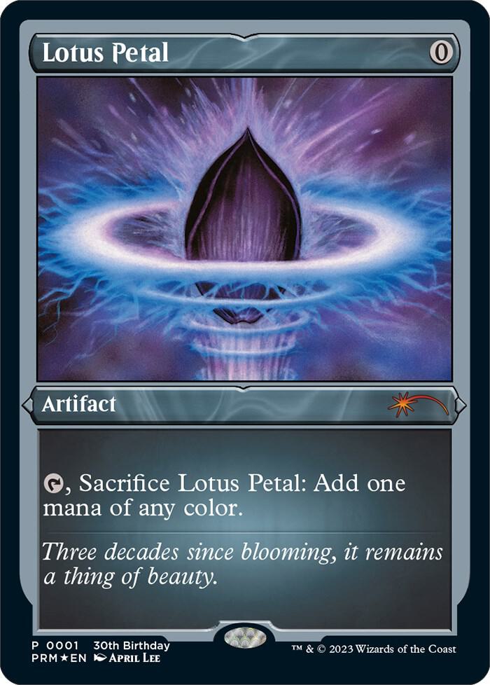 Lotus Petal (Foil Etched) - Unique and Miscellaneous Promos - FOIL - 1