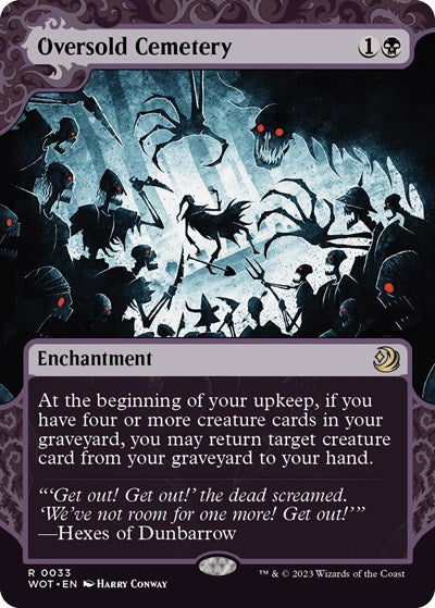 Oversold Cemetery - Wilds of Eldraine: Enchanting Tales - 33 - FOIL