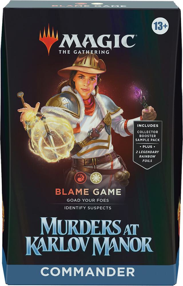 Murders at Karlov Manor Commander Deck - Blame Game - Commander: Murders at Karlov Manor -