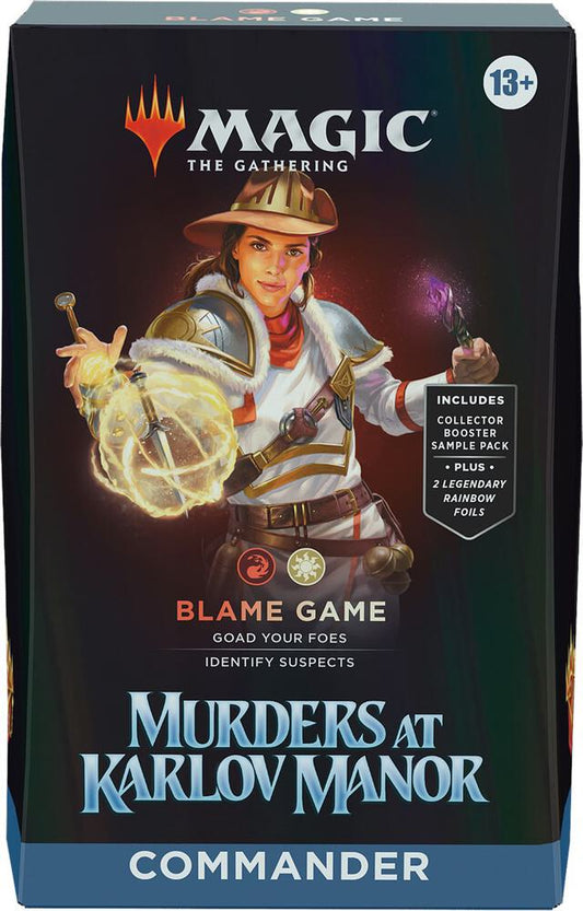 Murders at Karlov Manor Commander Deck - Blame Game - Commander: Murders at Karlov Manor -