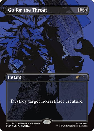 Go for the Throat - Standard Showdown Promos - 3 - FOIL