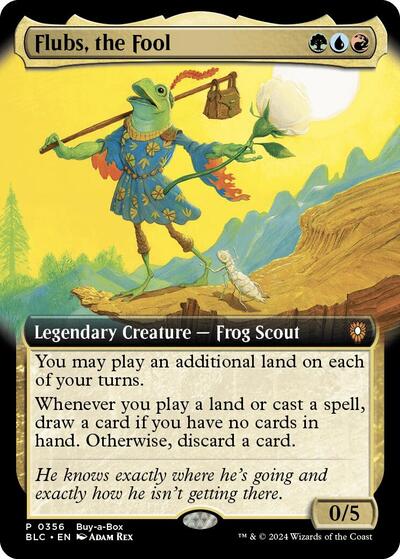 Flubs, the Fool (Extended Art) - Buy-A-Box Promos - 356