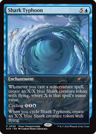 Shark Typhoon - Game Day & Store Championship Promos - 28 - FOIL