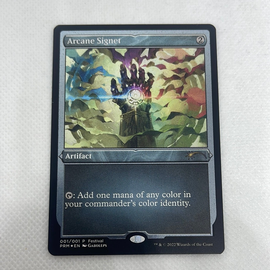 Arcane Signet (Foil Etched) - MagicFest Promo #001 Making Mythic Arcane Signet (Foil Etched) - MagicFest Promo #001 Making Mythic