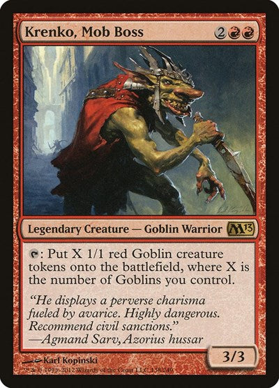 Krenko, Mob Boss - Magic 2013 (M13) - 138