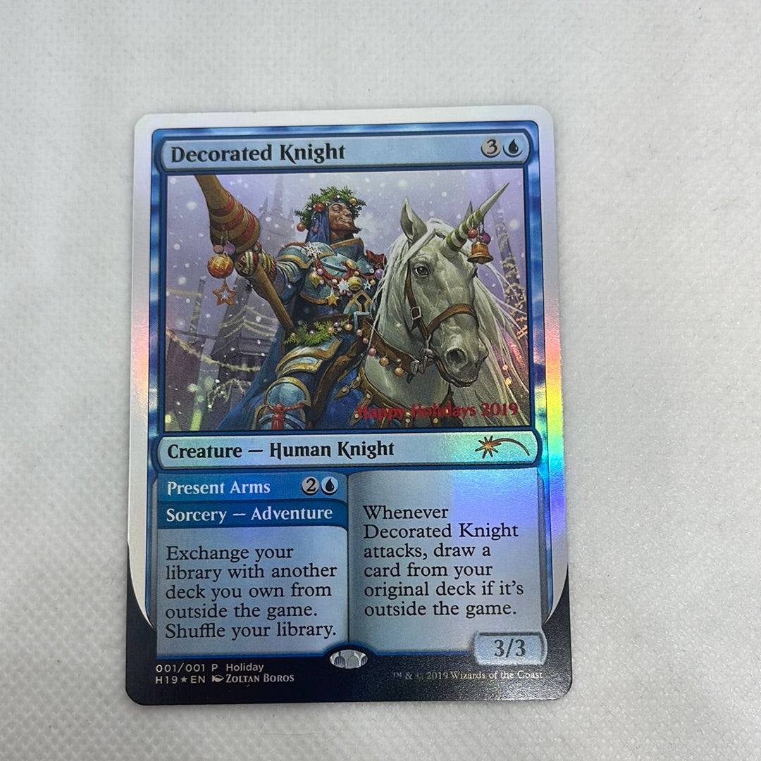 Decorated Knight - WOTC Holiday Promo Foil