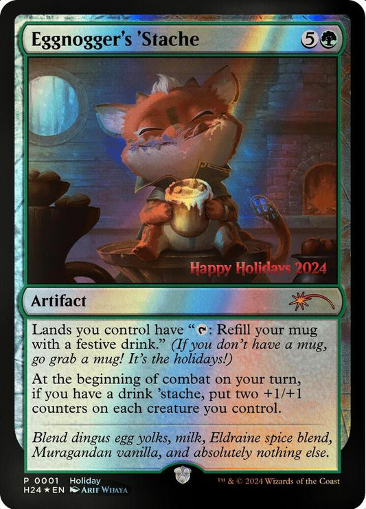 Eggnogger's 'Stache - Special Occasion - Foil - 1