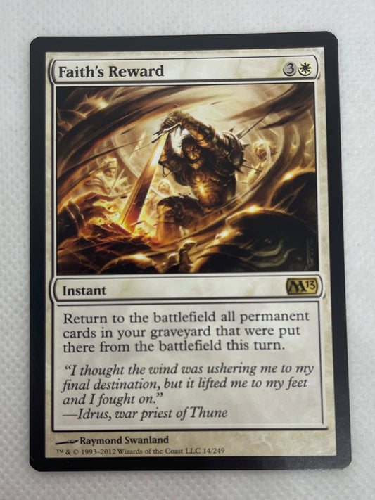 Faith's Reward - Magic 2013 Core Set #14
