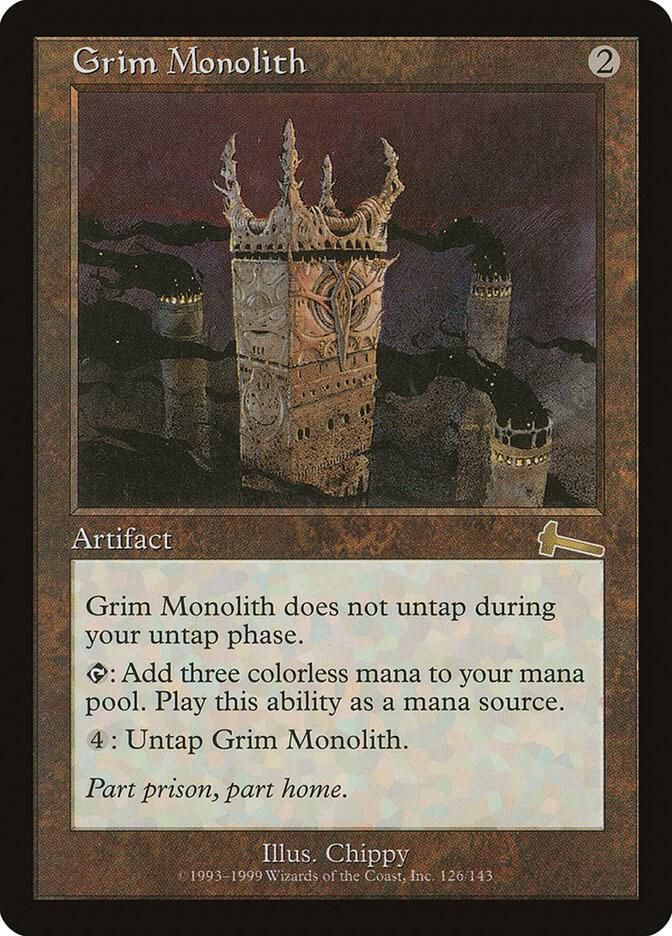 Grim Monolith - Urza's Legacy - 126