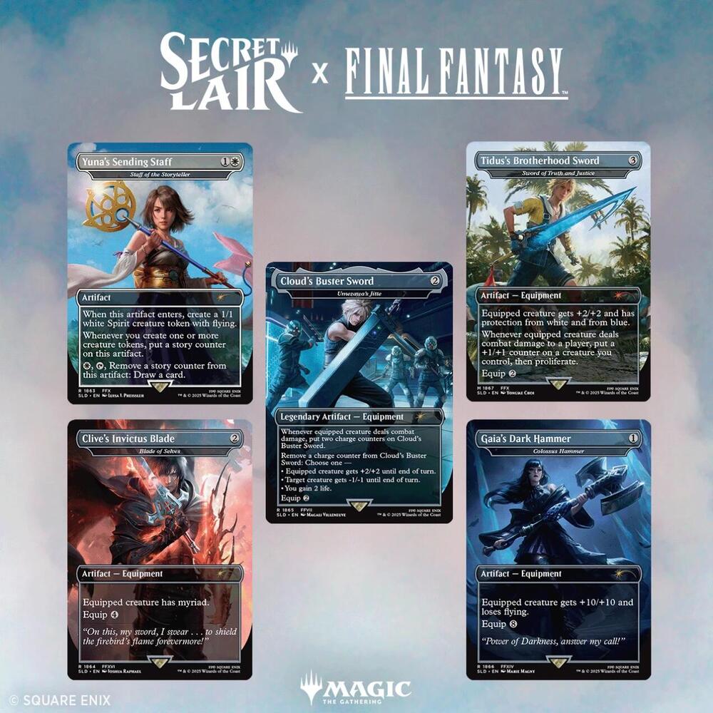 Secret Lair x FINAL FANTASY: Weapons - Non-Foil Edition