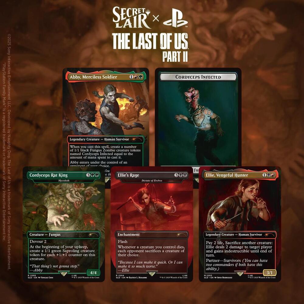 Secret Lair x The Last of Us Part II - Non-Foil Edition