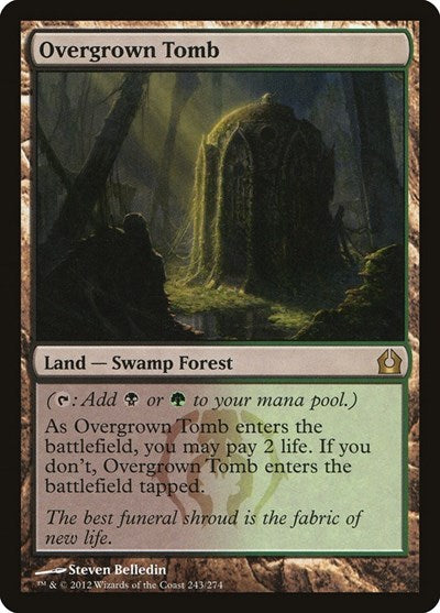 Overgrown Tomb - Return to Ravnica - 243