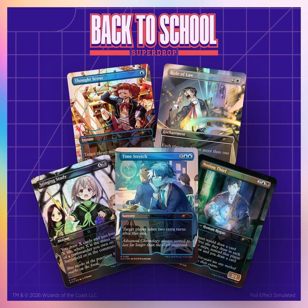 Secret Lair Drop: Maho Gakuin Seishun Hakusho - Traditional Foil Edition