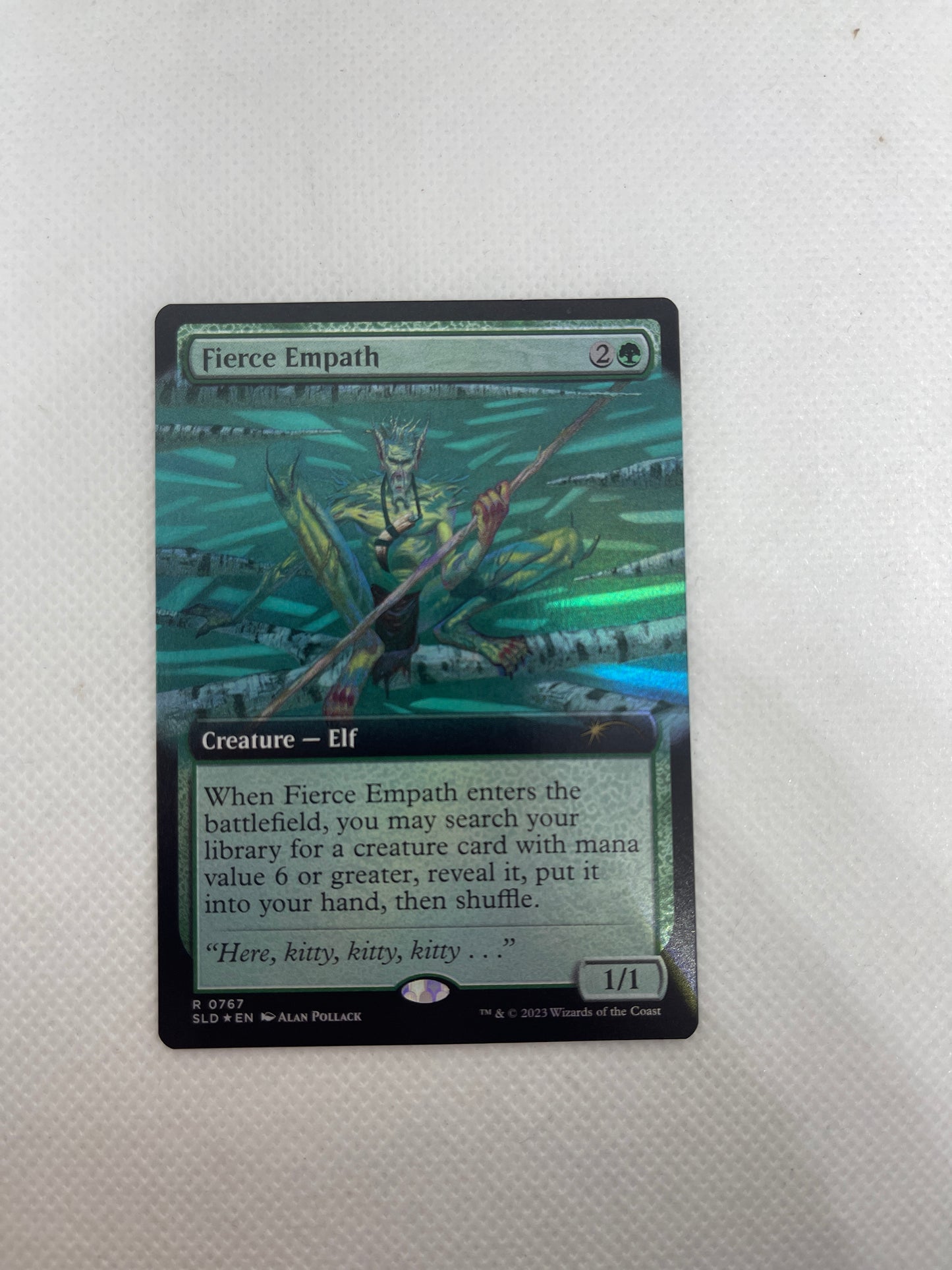 Fierce Empath - Secret Lair Drop Extended Art Promo #767 FOIL