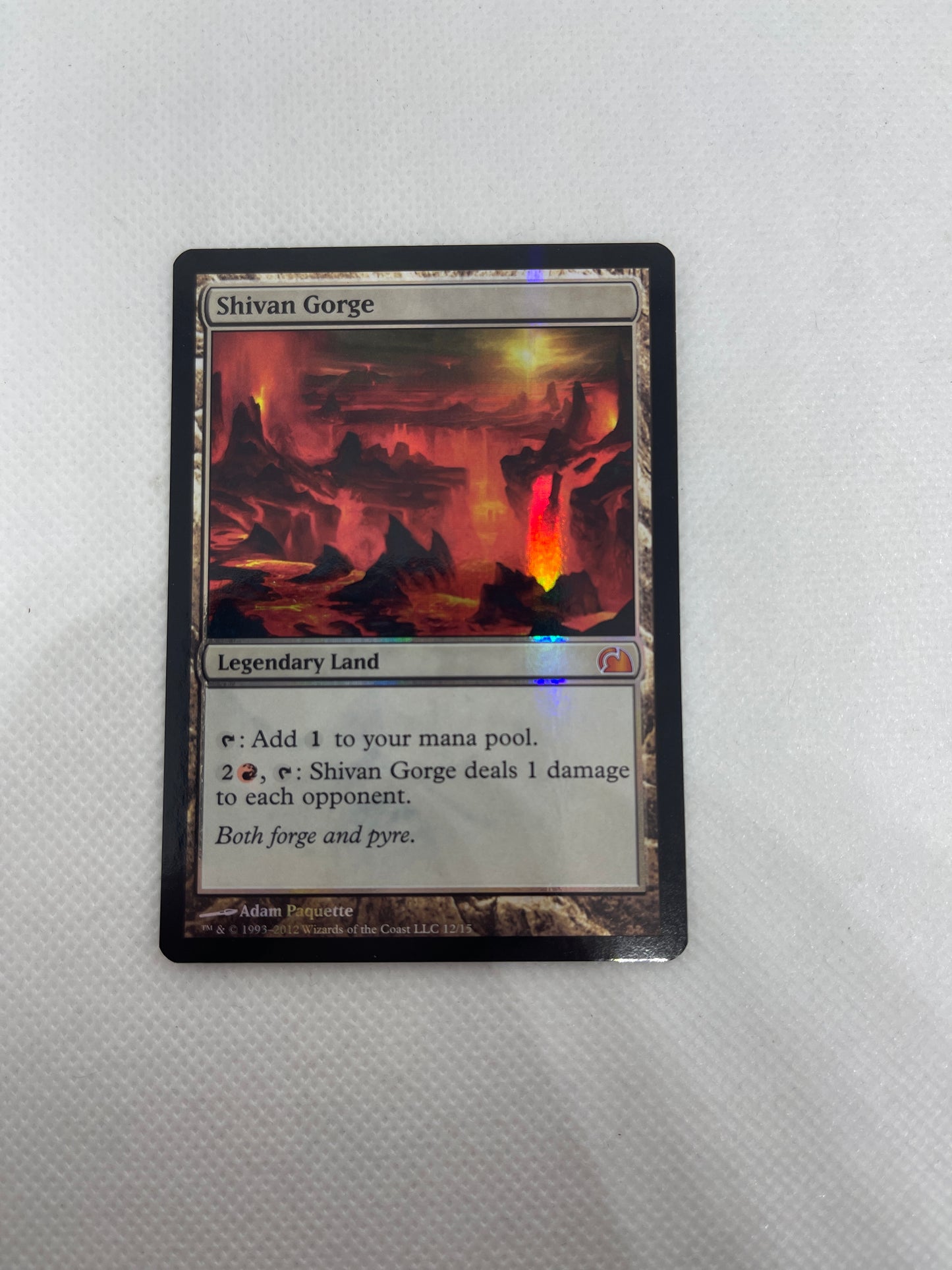 Shivan Gorge - From the Vault Realms #012 FOIL