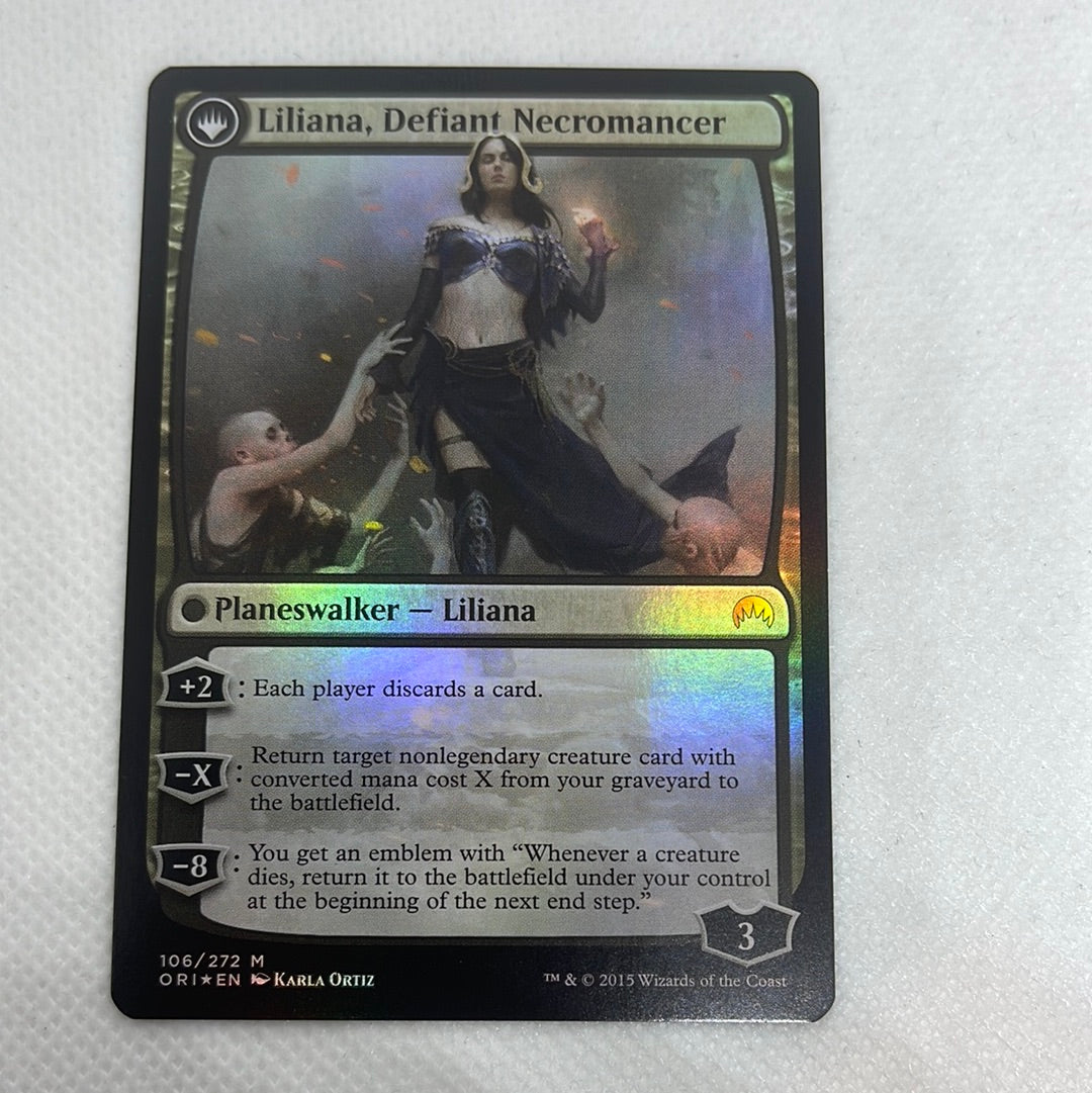 Liliana, Heretical Healer - Magic Origins Foil Making Mythic Liliana, Heretical Healer - Magic Origins Foil Making Mythic