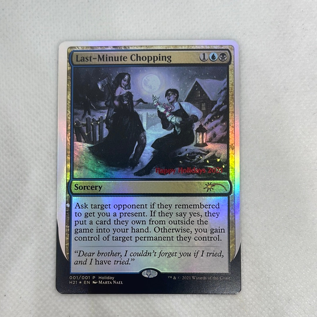 Last-Minute Chopping - WOTC Holiday Promo Foil