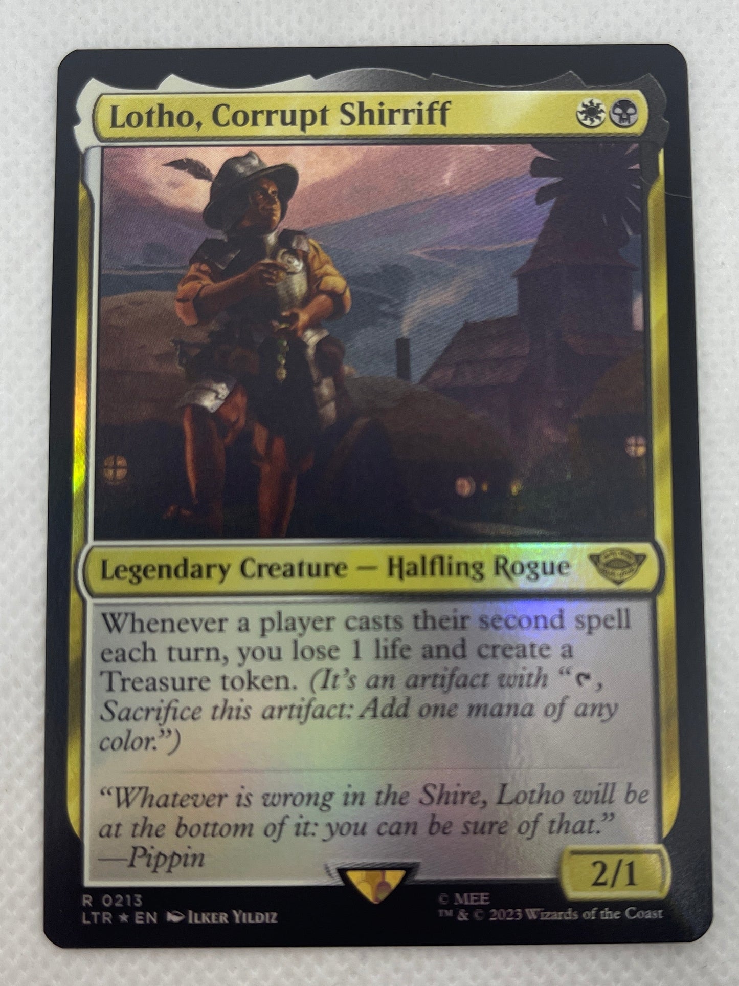 Lotho, Corrupt Shirriff - The Lord of the Rings #213 FOIL