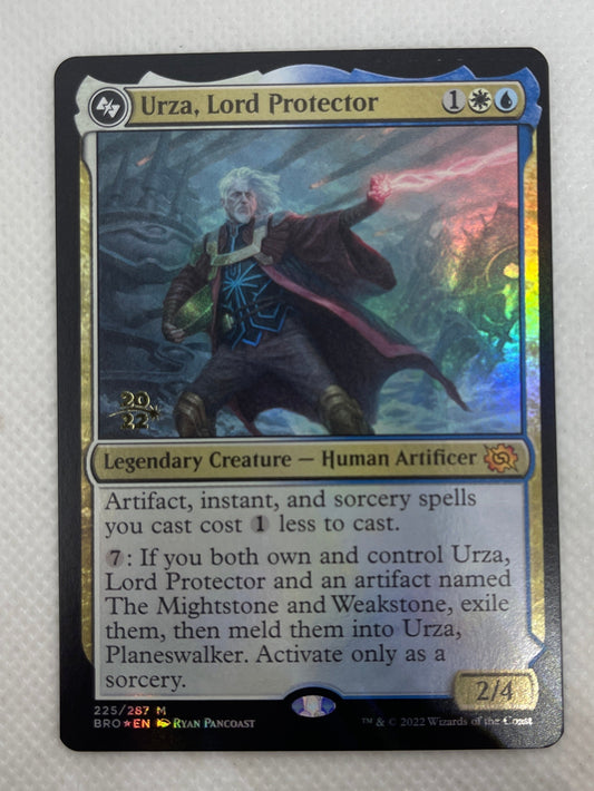 Trading card featuring a character with a dragon on a white background