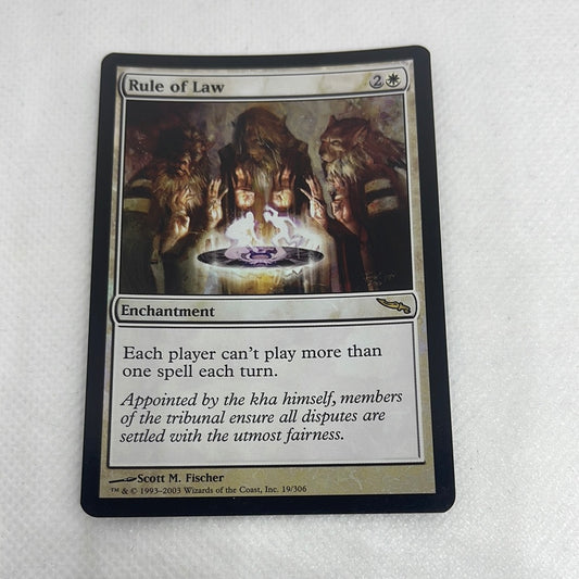 Rule of Law - Mirrodin Foil