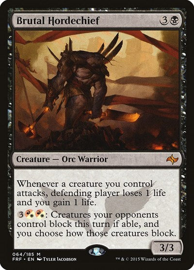 Brutal Hordechief - Fate Reforged - 64 - FOIL