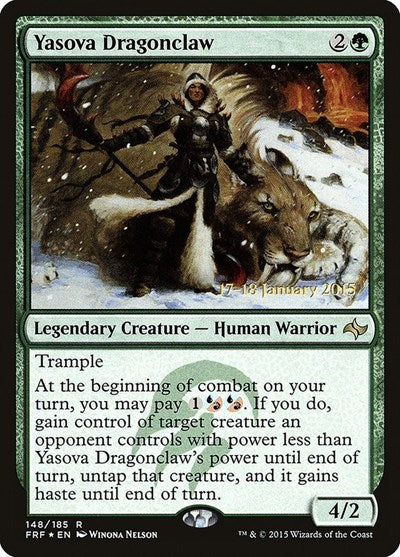 Yasova Dragonclaw - Prerelease Cards - 148 - FOIL