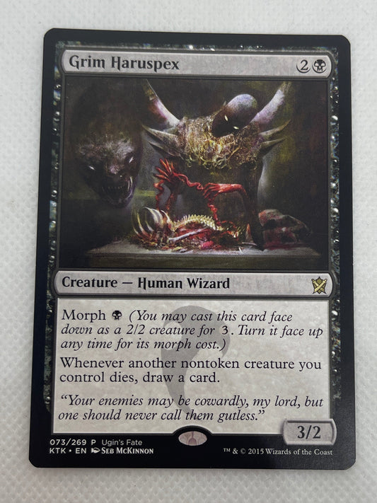 Trading card with fantasy artwork on a white background