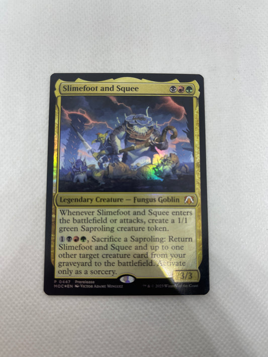 Slimefoot and Squee - Prerelease Promo #447 FOIL