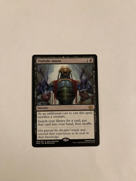 Diabolic Intent - The Brothers War #089