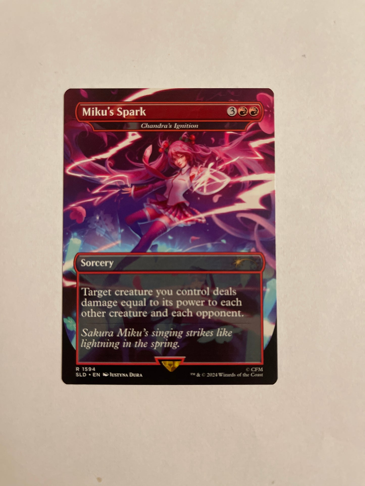 Chandra's Ignition  / Miku's Spark - Secret Lair #1594