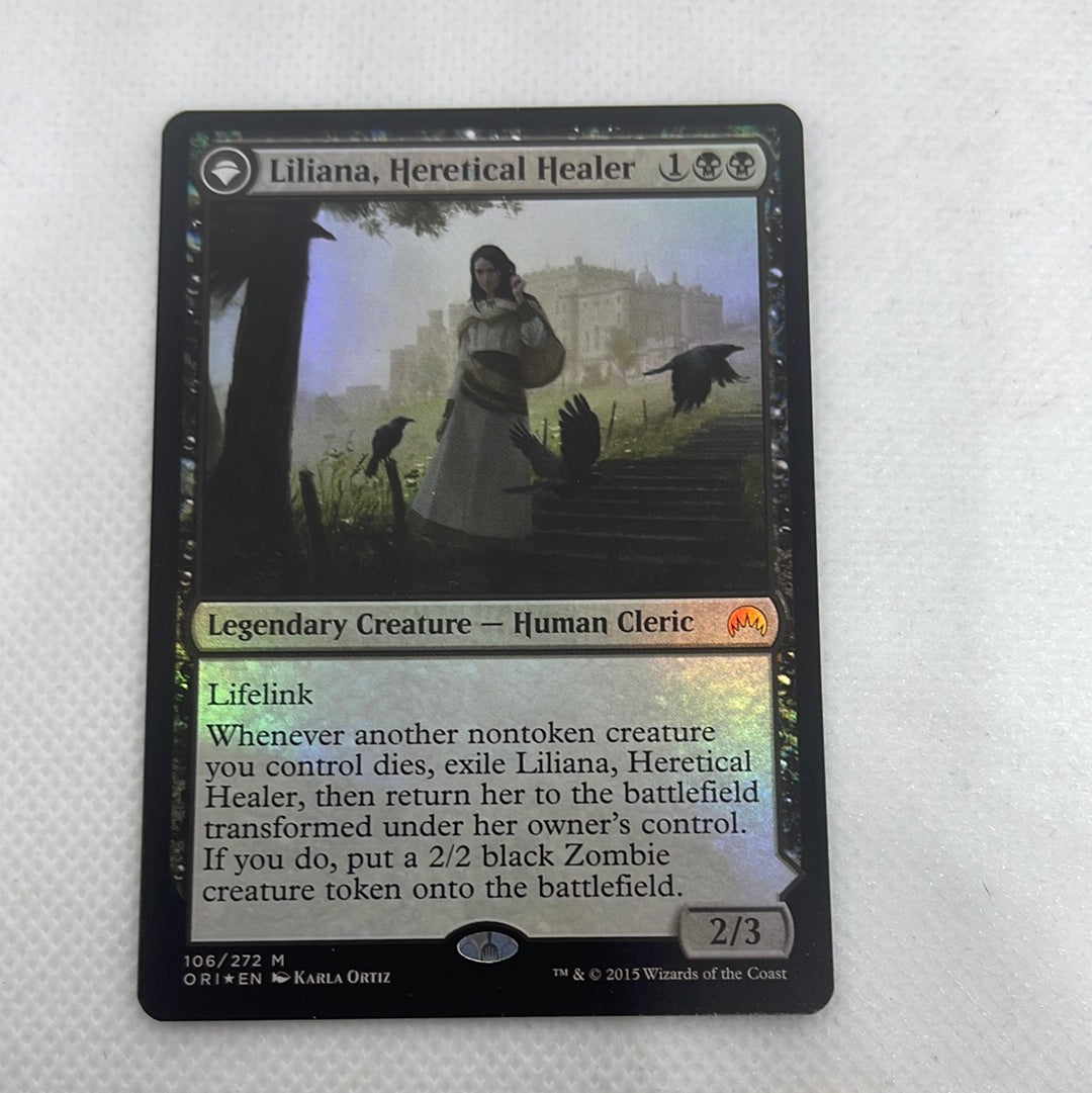 Liliana, Heretical Healer - Magic Origins Foil – Making Mythic