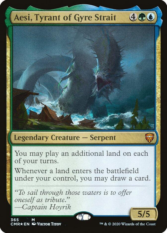 Aesi, Tyrant of Gyre Strait - Commander Legends 365 FOIL