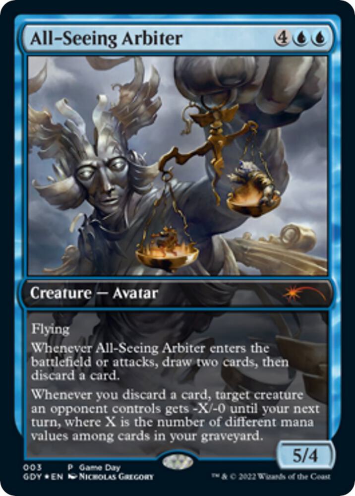 All-Seeing Arbiter - Game Day and Store Championship Promo Foil 0003