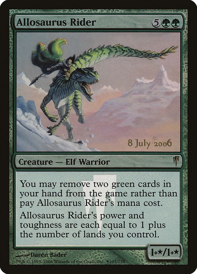 Allosaurus Rider - Coldsnap Prerelease FOIL PROMO #101
