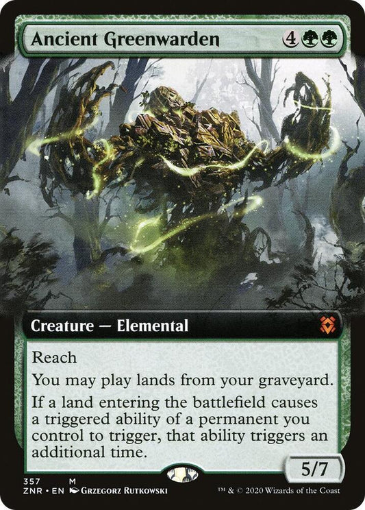 Ancient Greenwarden  - Zendikar Rising #357 EXTENDED ART