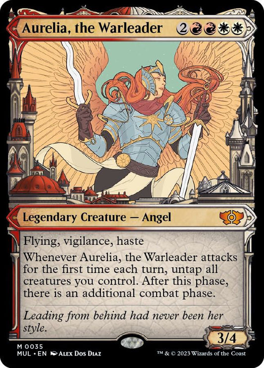 Aurelia, the Warleader - March of the Machine Multiverse Legends #035