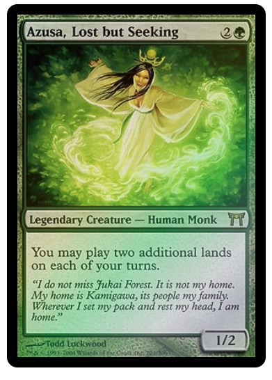 Azusa, Lost but Seeking - Champions of Kamigawa FOIL #201
