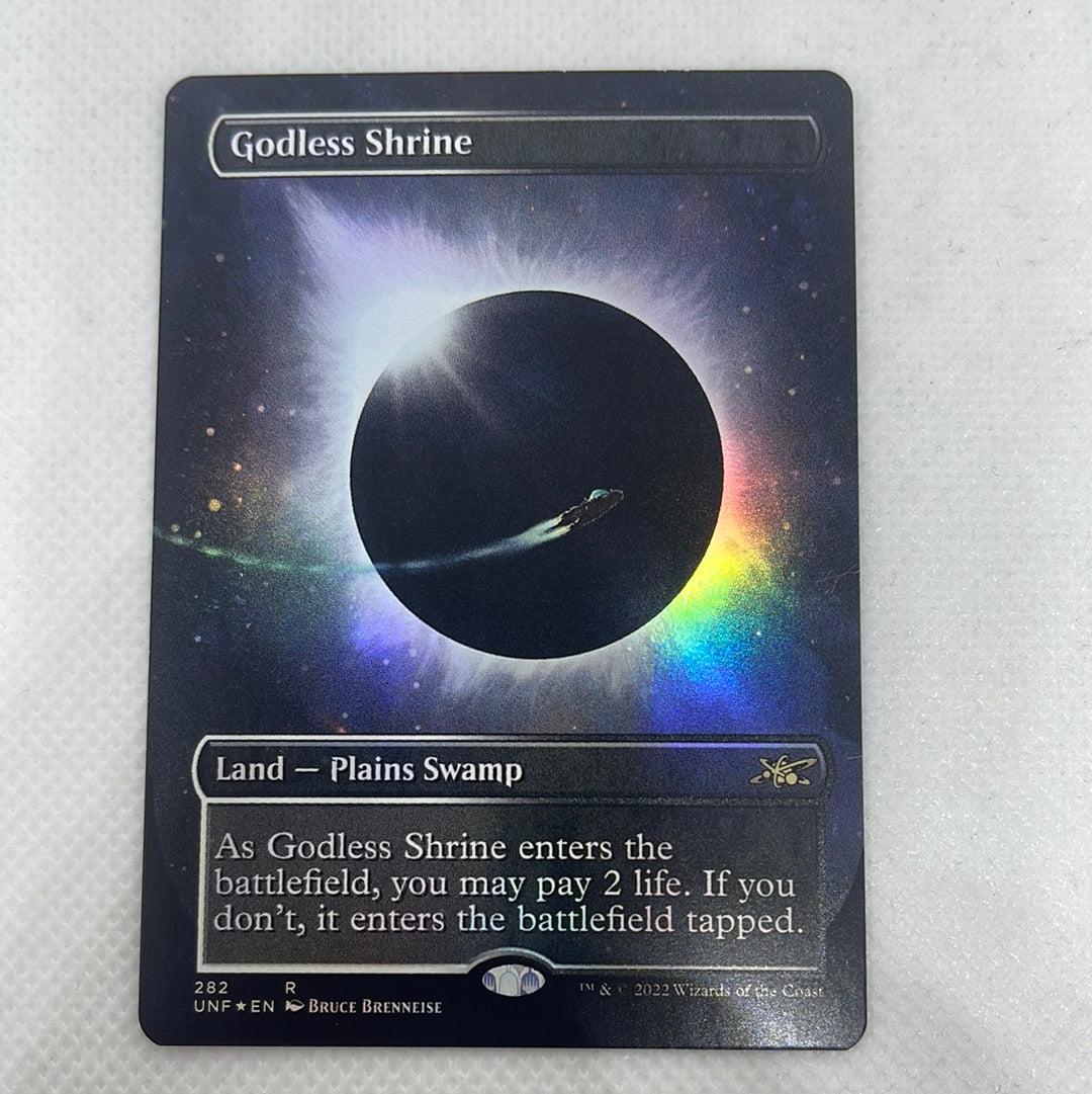 Godless Shrine (Borderless Foil) - Unfinity