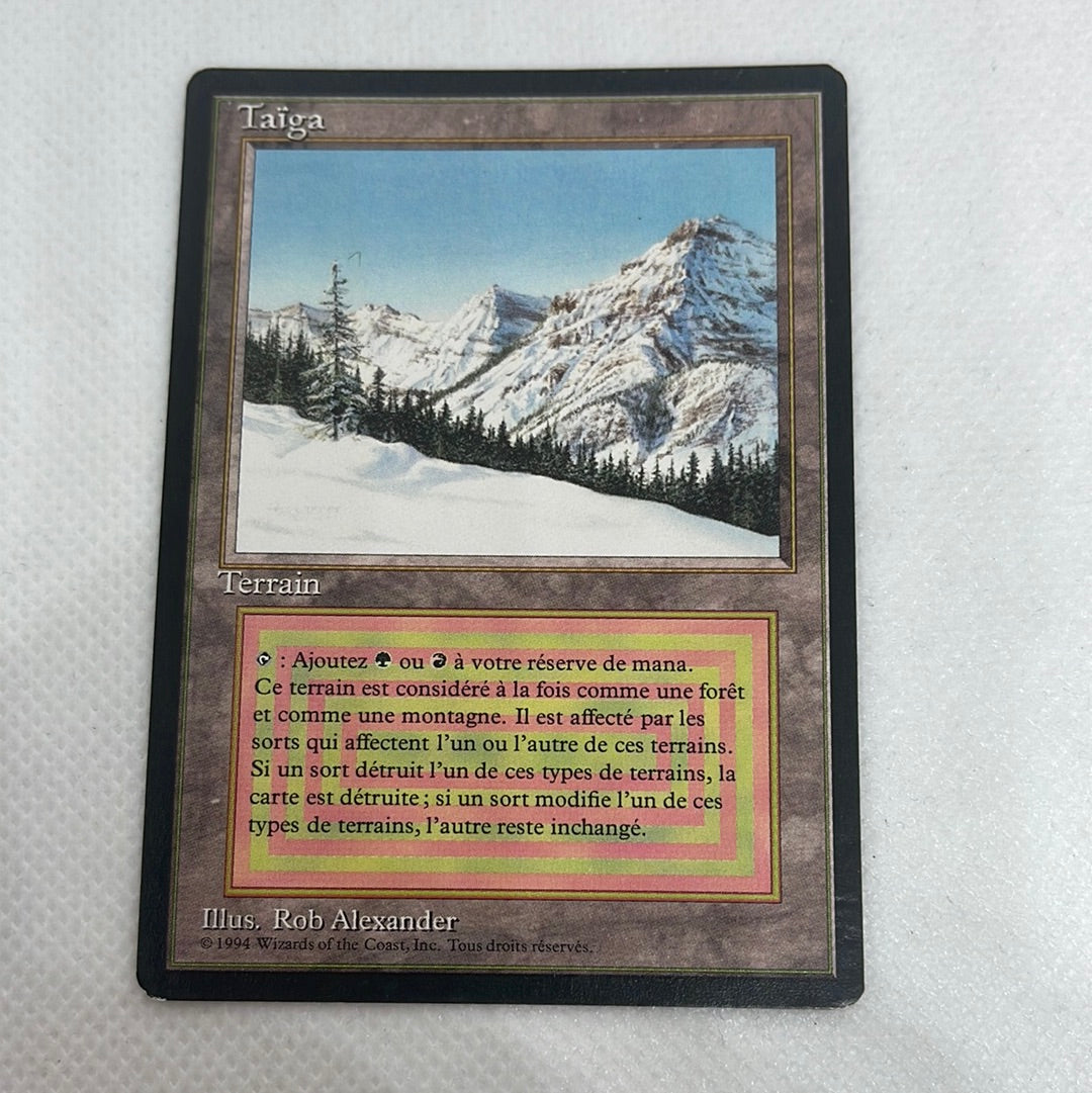 Taiga - Revised Foreign Black Bordered FRENCH