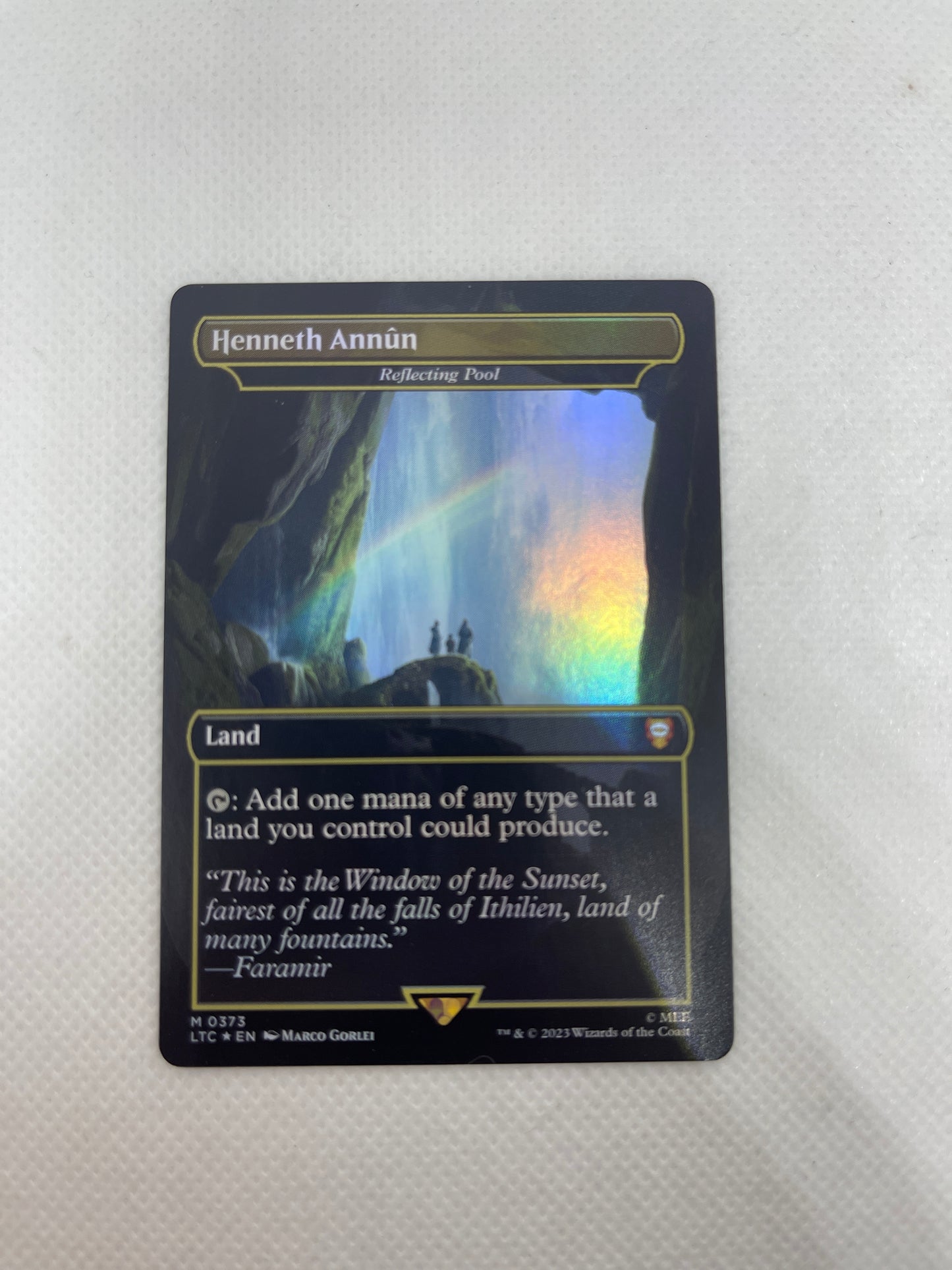 Henneth Annun Reflecting Pool - The Lord of the Rings Commander #373 FOIL